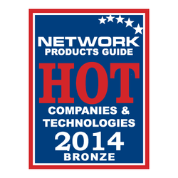 Ganador del premio de bronce de Network Products Guide 2014 en la categoría de Tecnologías candentes adecuadas para EE. UU.